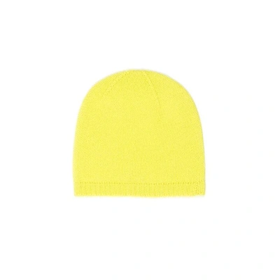 Arela Nao Cashmere Beanie In Bright Yellow