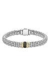 LAGOS DIAMOND LUX BLACK DIAMOND SMALL STATION BRACELET,05-81263-BDL