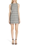 ALICE AND OLIVIA CLYDE GLEN PLAID SHIFT DRESS,CC810R44510