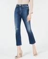 JOE'S JEANS HIGH RISE CROPPED BOOTCUT JEANS