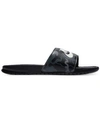 NIKE MEN'S BENASSI JUST DO IT PRINT SLIDE SANDALS FROM FINISH LINE