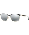 Ray Ban Ray-ban Sunglasses, Rb3569 In Gold Top Black / Grey Mirror Silver Gradient