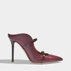 MALONE SOULIERS MALONE SOULIERS | Maureen 100 Mules in Burgundy Patent Leather