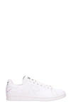 ADIDAS ORIGINALS STAN SMITH WHITE LEATHER SNEAKERS,10738788