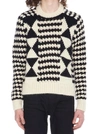 SAINT LAURENT SAINT LAURENT GRAPHIC KNITTED JUMPER