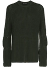 NEIL BARRETT CHUNKY KNIT WOOL