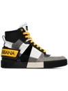 DOLCE & GABBANA hi-top leather sneakers