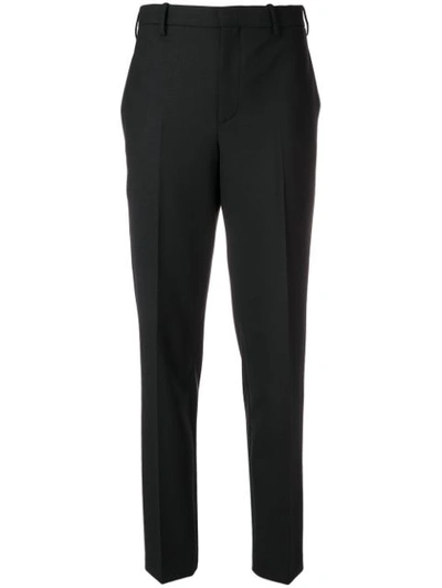 Neil Barrett Mid-rise Tailored Trousers In Black