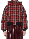 MSGM MSGM CHECKED PUFFER JACKET