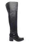 RED VALENTINO OVER-THE-KNEE LEATHER BOOTS,10739124