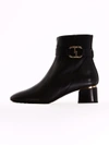 TOD'S ANKLE BOOT BLACK LEATHER,10738944