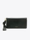 TORY BURCH WALLET BLACK LEATHER,10738874
