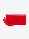 TORY BURCH WALLET RED LEATHER,10738873