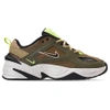 Nike Women's M2k Tekno Casual Shoes, Green In Green