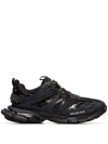 Balenciaga Black Track Jelly Low Sneaker Men In Black