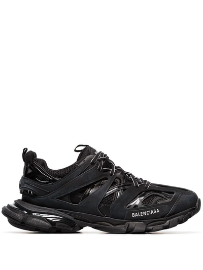 Balenciaga Men's Track Led Running Trainers, Black