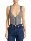 PROENZA SCHOULER Sleeveless Gingham Bodysuit