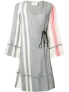 CECILIE COPENHAGEN CECILIE COPENHAGEN 'FADE' WRAP DRESS - BLUE