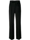 VINCE BELTED PLEATED TROUSERS