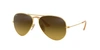 Ray Ban Ray-ban Unisex Original Brow Bar Aviator Sunglasses, 58mm In Brown Gradient