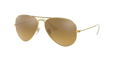 Ray Ban Ray In Brown Silver Mirror