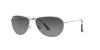 Maui Jim Sea House 60mm Polarizedplus2(r) Titanium Aviator Sunglasses In Grey-black