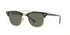 Ray Ban Ray-ban Polarized Sunglasses, Rb3816 Clubmaster Double Bridge In Green