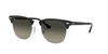 Ray Ban All-metal Clubmaster Sunglasses In Grey Gradient