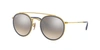 Ray Ban Ray In Silver Gradient Flash