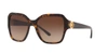 Tory Burch Reva 56mm Square Sunglasses - Dark Tortoise Gradient In Brown