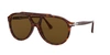 Persol Men's Po3217s Acetate Shield Sunglasses In Brown