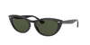 Ray Ban Cat-eye Monochromatic Sunglasses In Green Classic G-15