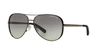 Michael Kors Collection 59mm Aviator Sunglasses In Grey Gradient