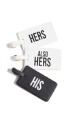 GIFT BOUTIQUE Luggage Tag Boxed Gift Set