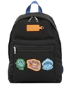 KENZO BACKPACK WITH PATCHES,10739653