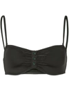 Duskii Appletini Bandeau Bikini Top In Black