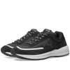 Apc Running Shell, Suede And Canvas Sneakers In Black