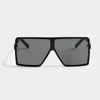 SAINT LAURENT Betty Sunglasses in Black Synthetic Material