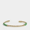 AURELIE BIDERMANN Soho Bracelet In Green