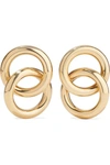 LAURA LOMBARDI INTERLOCK GOLD-TONE EARRINGS