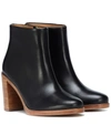 APC CHIC LEATHER ANKLE BOOTS,P00322528