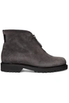LUDWIG REITER APRÈS SKI SHEARLING-LINED SUEDE ANKLE BOOTS