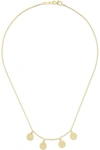 JENNIFER MEYER MINI LETTER 18-KARAT GOLD DIAMOND NECKLACE