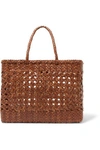 DRAGON DIFFUSION CANNAGE BIG WOVEN LEATHER TOTE