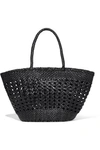 DRAGON DIFFUSION CANNAGE WOVEN LEATHER TOTE