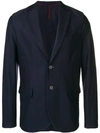 Harris Wharf London Notched-lapel Single-breasted Blazer In Blue