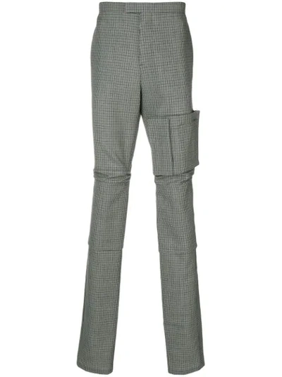 Raf Simons Flap Pocket Slim Trousers - 灰色 In Grey