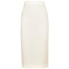 ROLAND MOURET ARRETON IVORY WOOL PENCIL SKIRT