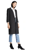 ALICE AND OLIVIA Kyle Long Collar Jacket
