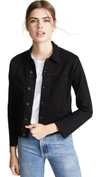 L AGENCE Janelle Slim Raw Jacket,LGENC30887